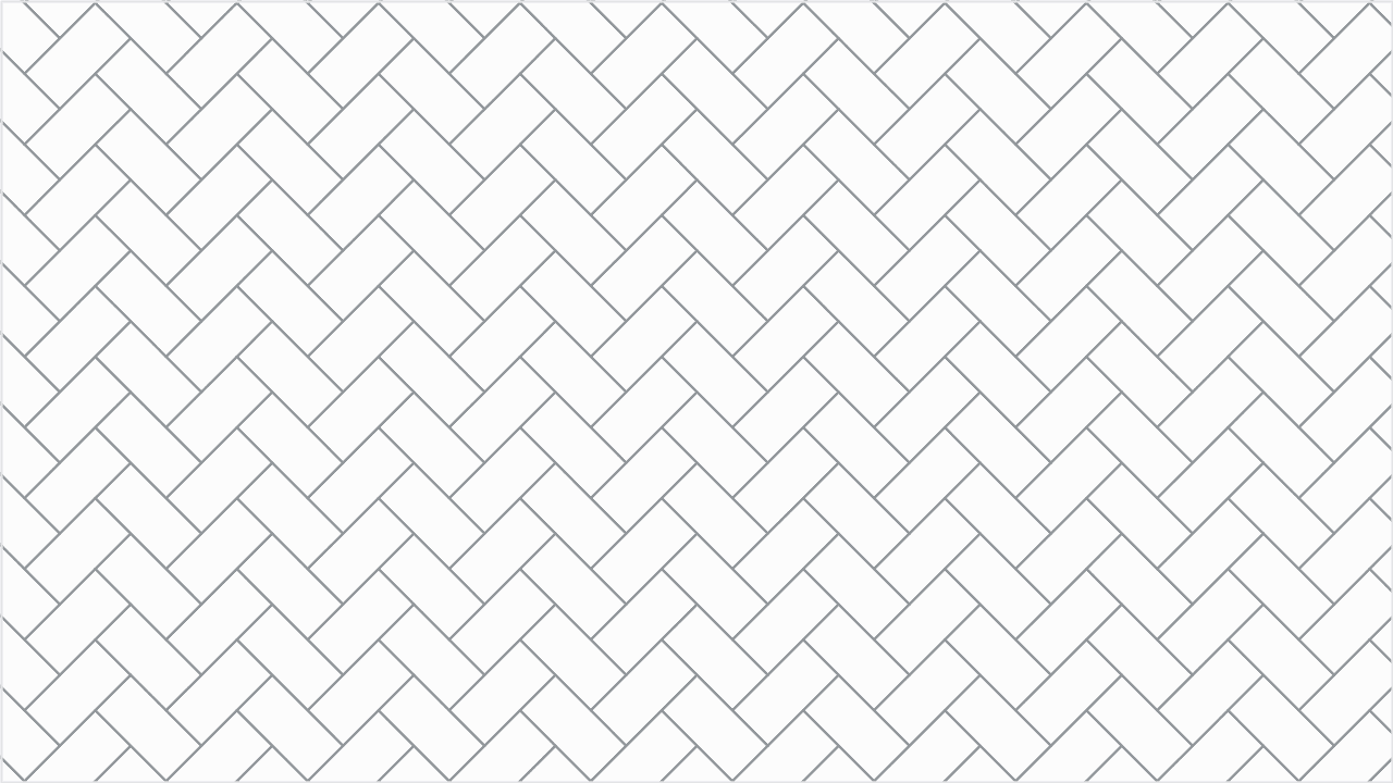 Herringbone tile pattern set on the diagonal